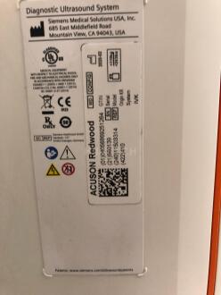 Siemens Acuson Redwood Ultrasound *NO BUYERS PREMIUM* - 2