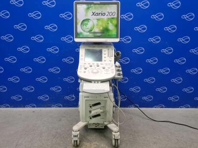 Toshiba Xario 200 Ultrasound Machine - No HDD