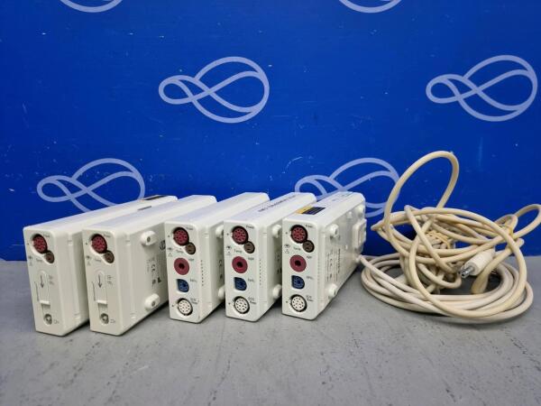 3 x Philips M3001A Module & 2 x Philips M3015A Module