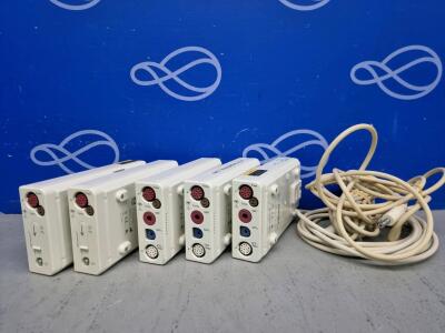 3 x Philips M3001A Module & 2 x Philips M3015A Module