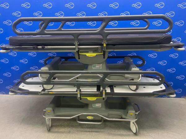 2 x Anetic Aid QA3 Patient Trolleys
