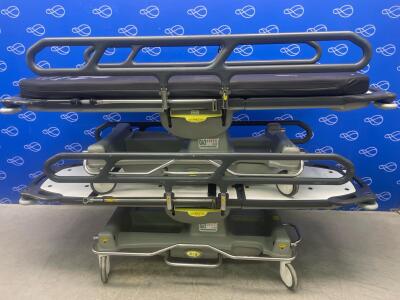 2 x Anetic Aid QA3 Patient Trolleys