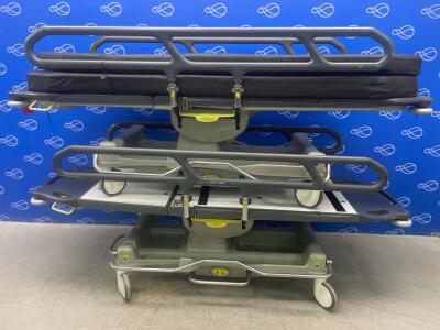 2 x Anetic Aid QA3 Patient Trolleys