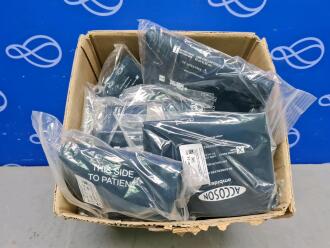 Quantity of Assorted Accoson Ambidex One-Piece Double Tube Cuffs with Bulb and Valve