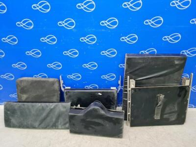 Quantity of Assorted Operating Table Section Attachments and Positioning Pads