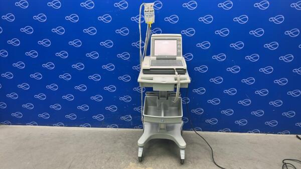 GE MAC 5500 HD ECG Recorder on Trolley