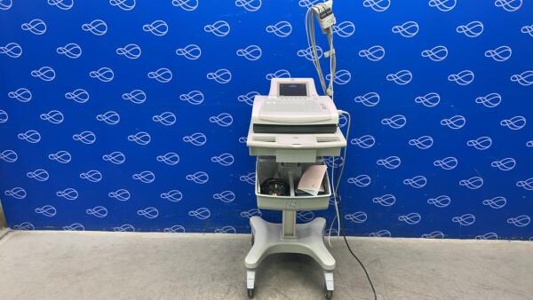 GE MAC 3500 ECG Recorder On Trolley