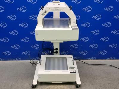 2 x Waldmann UV 181 AL Light Therapy Unit and Waldmann UV 200 AL on Trolley