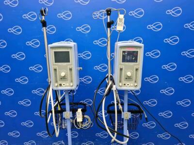 2 x CareFusion / Viasys Infant Flow SiPAP on Rollstand