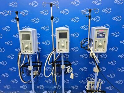 3 x Viasys Infant Flow SiPAP on Rollstand