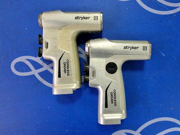 2 x Stryker System 8 Surgical Cordless Driver