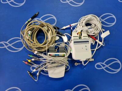 3 x Assorted 12 Lead ECG Cables