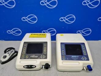 3 x Nippy Clearway Cough Assistor and 9 x Nippy 3+ Ventilator - 2