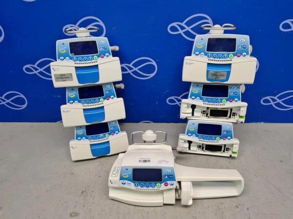 6 x Fresenius Kabi Volumat MC Agilia Infusion and 1 x Fresenius Kabi Injectomat MC Agilia Syringe Pump