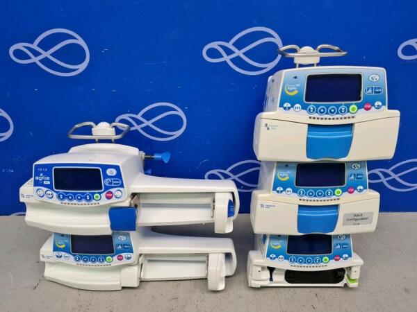 3 x Fresenius Kabi Volumat MC Agilia Infusion and 2 x Fresenius Kabi Injectomat MC Agilia Syringe Pump