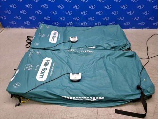 2 x Hill-Rom Duo 2 Mattress & Pump