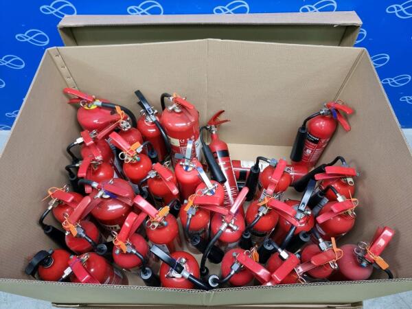 Approx. 32 x Assorted Fire Extinguishers
