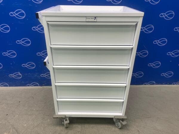 Bristol Maid MW010 5-Drawer Airway Trolley