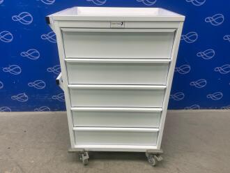 Bristol Maid MW010 5-Drawer Airway Trolley