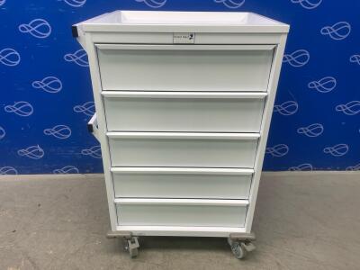 Bristol Maid MW010 5-Drawer Airway Trolley