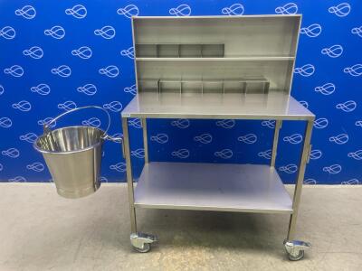 Shuttleworth Stainless Steel Plaster Trolley
