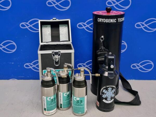 4 x Liquid Nitrogen Containers