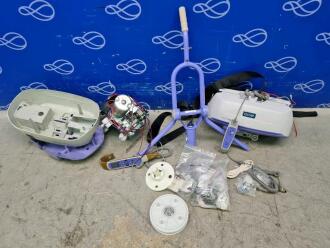 2 x Arjo Huntleigh Maxi Sky 600 Patient Ceiling Transfer / Lift Compnents