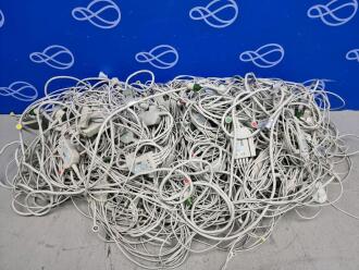 Large Quantity of Unimed Schiller-Compatible 3-Lead ECG Cables