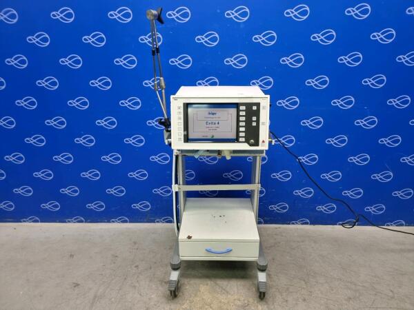 Draeger Evita 4 Ventilator on Stand