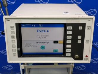 Draeger Evita 4 Ventilator on Stand - 2
