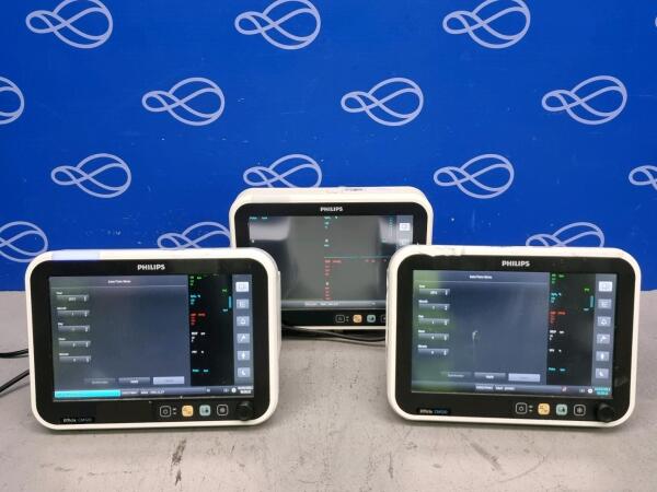 3 x Philips Efficia CM120 Patient Monitor