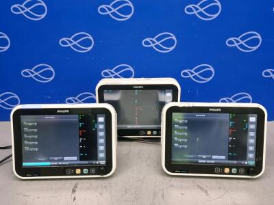3 x Philips Efficia CM120 Patient Monitor