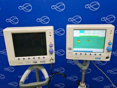 1 x Deltex Medical Cardio Q ODM and 1 x ODM+ Monitor on Rollstand