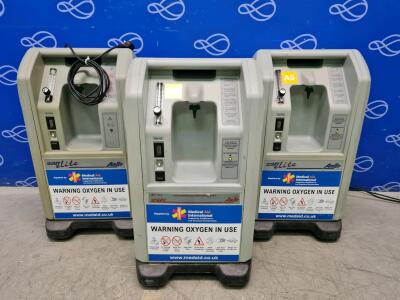 2 x AirSep NewLife Elite and 1 x AirSep NewLife Oxygen Concentrator