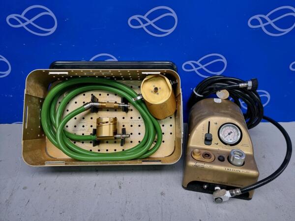 Medtronic Midas Rex Legend Stylus Handpiece, Pneumatic Control Footswitch & Bone Mill