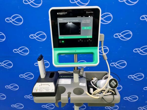 Verathon Bladderscan Prime Plus Bladder Scanner on Rollstand