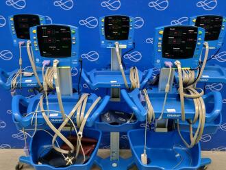 5 x GE Carescape V100 Dinamap Vital Signs Monitor on Rollstand - 2