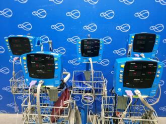 5 x GE Carescape V100 Dinamap Vital Signs Monitor on Rollstand - 2