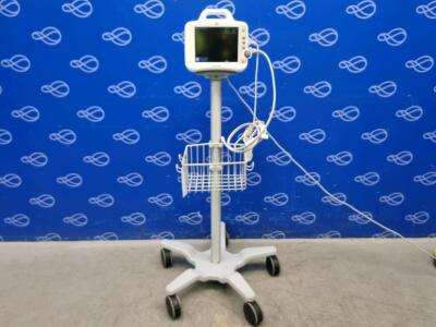 GE Dash 3000 Patient Monitor on Rollstand