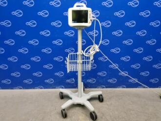 GE Dash 3000 Patient Monitor on Rollstand