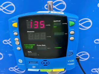 1 x GE Carescape Dinamap V100 Vital Signs Monitor on Rollstand - 2