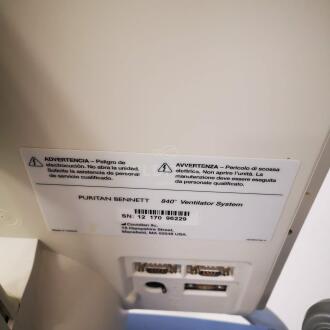 Nellcor Puritain Bennett 840 Ventilator - 6