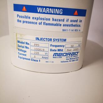 Medrad Mark V ProVis PPD Contrast Agent Injector - 6
