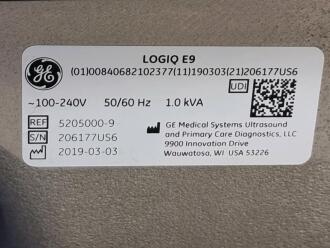 GE Logiq E9 with XDclear Ultrasound System - 6