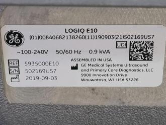 GE Logiq E10 Ultrasound System - 5
