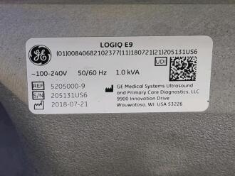 GE Logiq E9 Ultrasound System with XDclear - 5