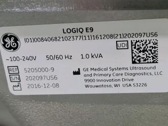 GE Logiq E9 Ultrasound System with XDclear - 7