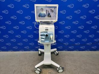 Draeger Evita Infinity V500 Ventilator with Infinity C500 Monitor on Trolley