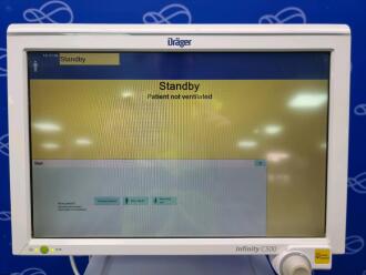 Draeger Evita Infinity V500 Ventilator with Infinity C500 Monitor on Trolley - 4