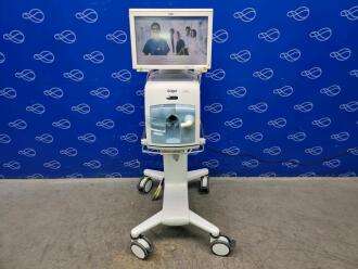 Draeger Evita Infinity V500 Ventilator with Infinity C500 Monitor on Trolley